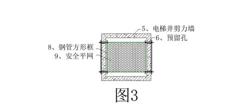 建筑工程電梯井工具式操作平臺(tái)施工工法