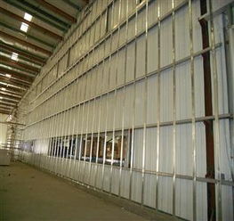 廠房耐火極限1 4小時防火墻施工圖片,廠房耐火極限1 4小時防火墻施工高清圖片 上海雕美建筑裝飾公司,